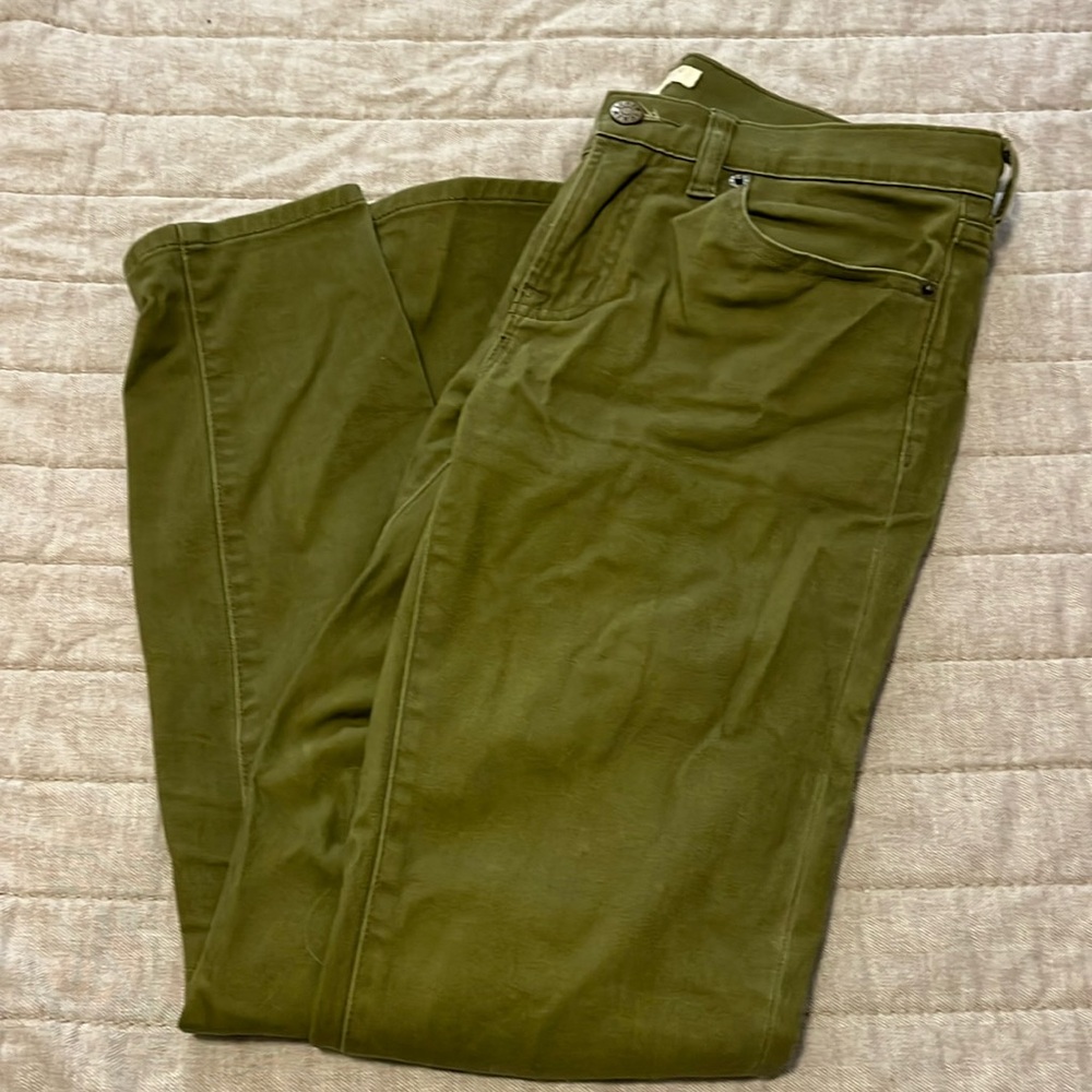 Green jeans